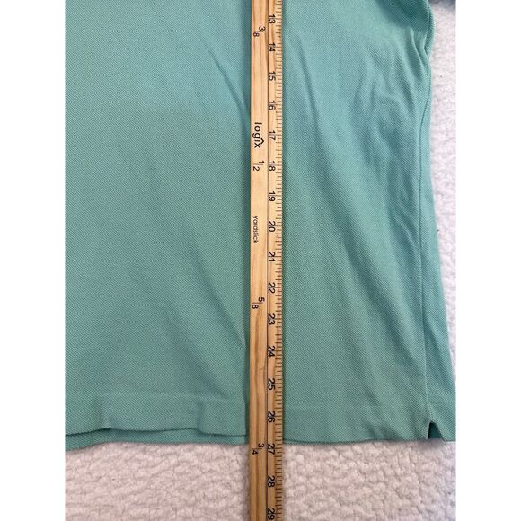 Lacoste Polo Shirt Mens‎ Extra Large Aqua Classic Fit Lightweight Preppy - Picture 3 of 6